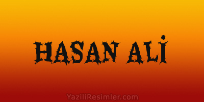 HASAN ALİ